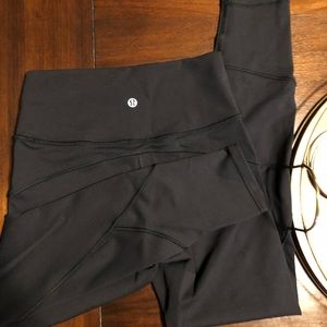 LuLu Lemon In Movement full length black leggings
